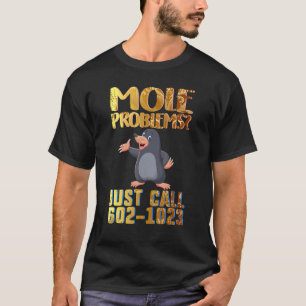 Camiseta Mole Day Mighty Mole Hunter Cute Caza Profesional