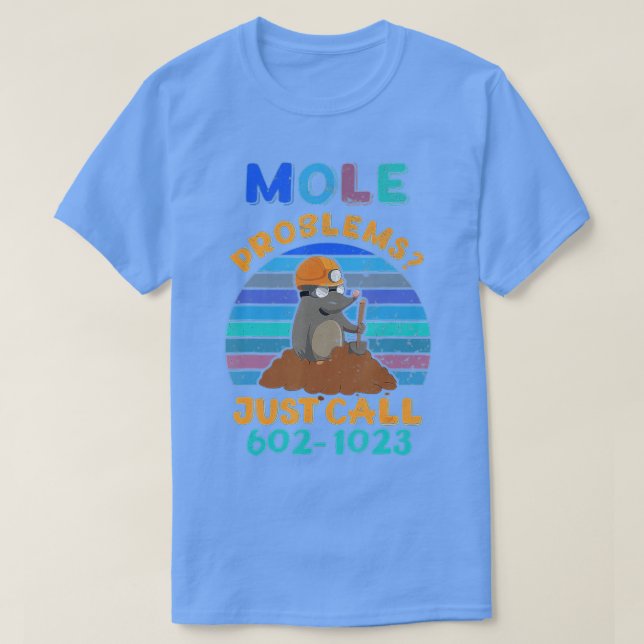 Camiseta Mole Day Mole Problems Just Call Avogadros Number  (Diseño del anverso)
