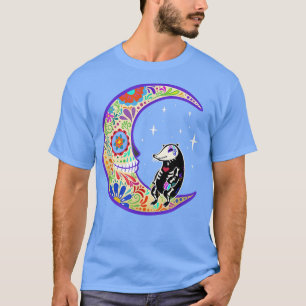 Camiseta Mole Dia de Los Muertos Skeleton Sugar Skull T-Shi