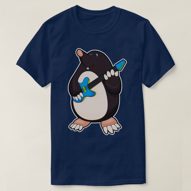 Camiseta Mole en la música con guitarra (Diseño del anverso)