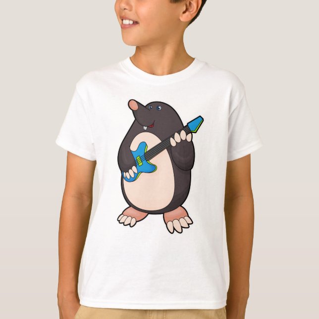 Camiseta Mole en la música con guitarra (Anverso)