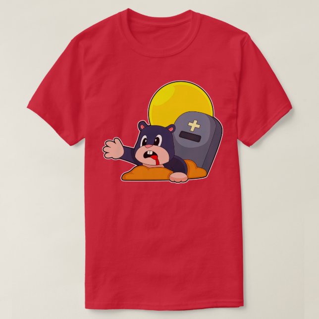 Camiseta Mole Halloween Grave (Diseño del anverso)