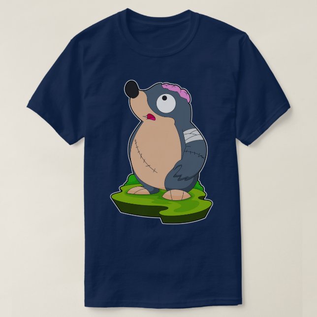 Camiseta Mole Halloween Zombie (Diseño del anverso)