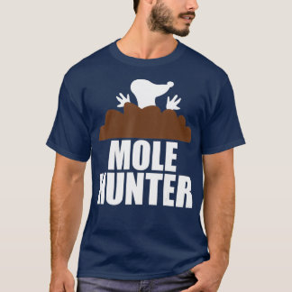 Camiseta Mole Hunter Caza divertida en el jardín