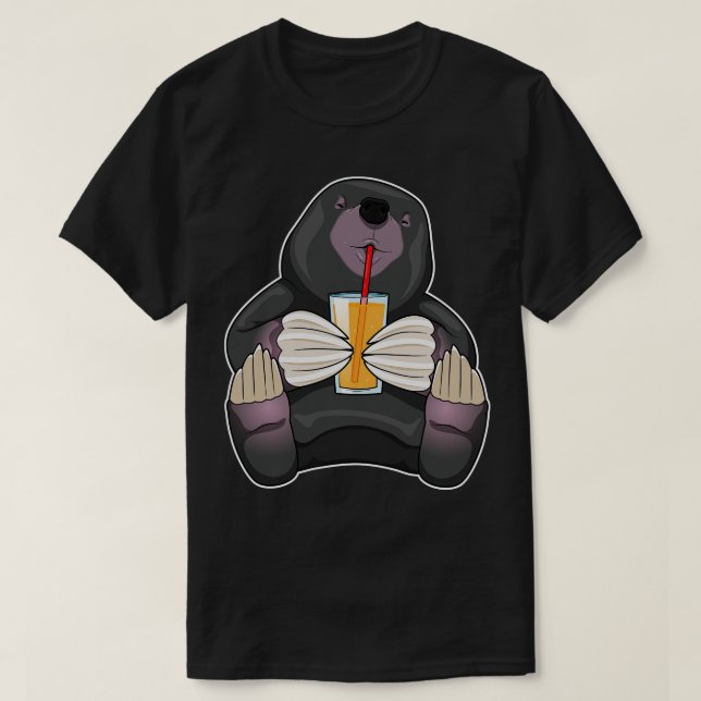 Camiseta Mole Juice Bebe paja (Diseño del anverso)