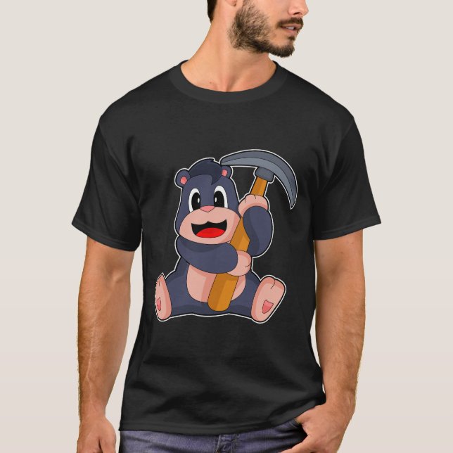 Camiseta Mole Miner Pickaxe (Anverso)