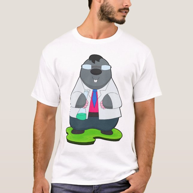 Camiseta Mole Scientist Test Laboratory (Anverso)