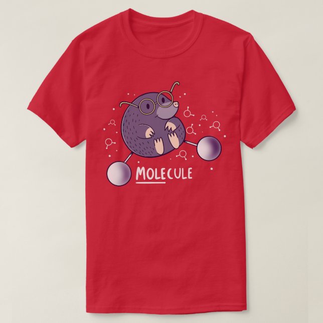 Camiseta Molécula (Diseño del anverso)