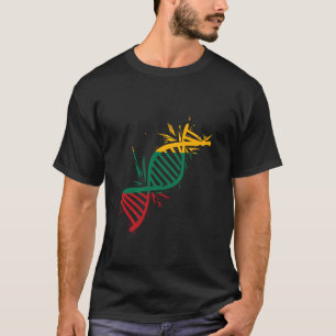 Camiseta Molécula de ADN de raíces lituanas Lit del orgullo