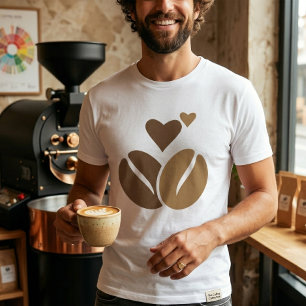 Camiseta Molécula de Cafeína Amante del Café Quími