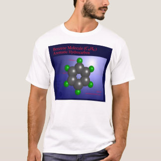 Camiseta Molécula del benceno (frente)
