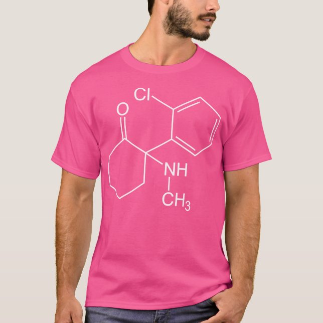 Camiseta Molécula Ketamine Keta (Anverso)