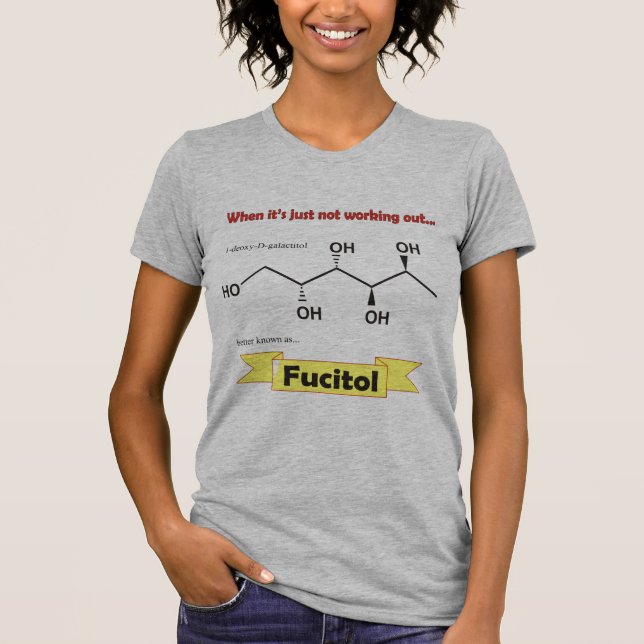 Camiseta Molécula orgánica de Fucitol (Anverso)
