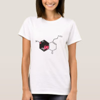 Molécula química con vista al espacio exterior