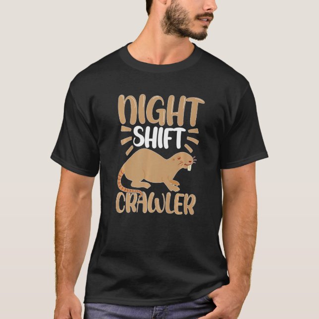 Camiseta Moles Night Shift Crawler (Anverso)