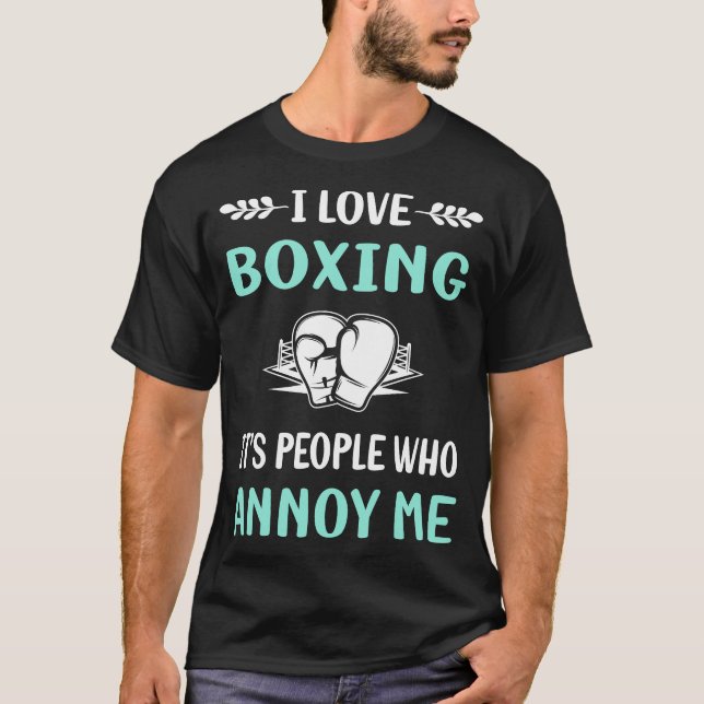 Camiseta Moléstame Boxeo (Anverso)