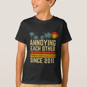 Camiseta Molestándose mutuamente desde 2011, pareja casada