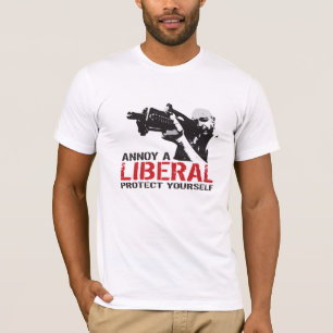 Camiseta Moleste a un liberal, protéjase
