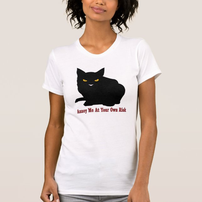 Camiseta Molésteme gato (Anverso)