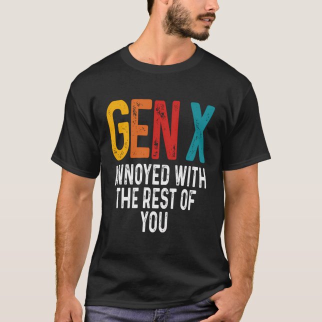 Camiseta Molesto Con El Resto De Ustedes Generación De Humo (Anverso)