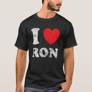 Camiseta Molesto Grunge Worll Style I Love Ron