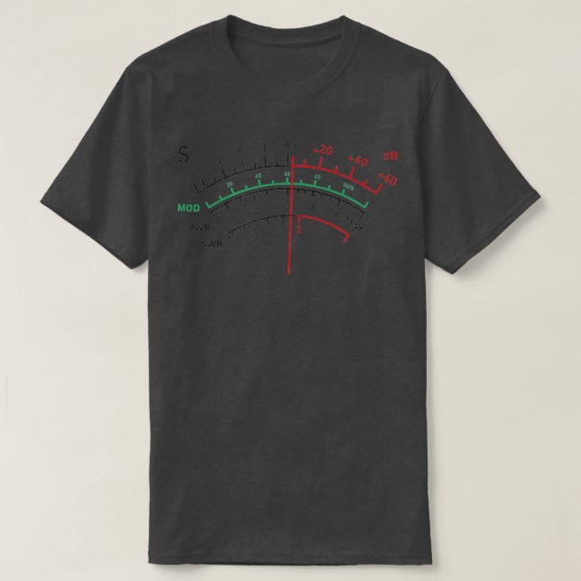 Camiseta Molesto Medidor SWR Amateur Ham Radio T-Shirt (Diseño del anverso)