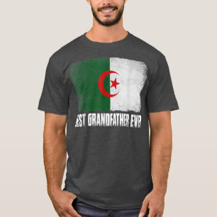 Camiseta Molesto Mejor Abuelo De La Bandera De Argelia