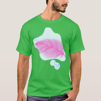 Camiseta Molinador de panadería Pink Feather Free Spirit 1