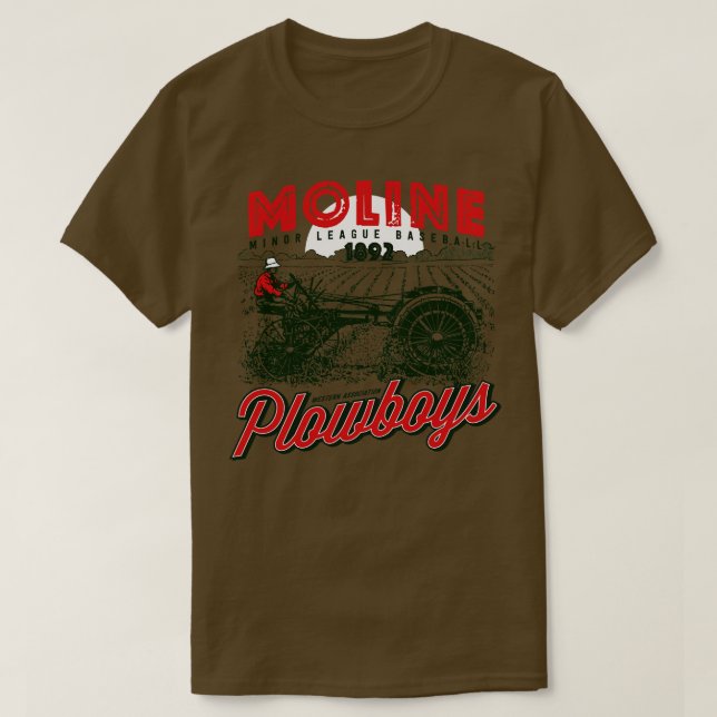 Camiseta Moline Plowboys (Diseño del anverso)