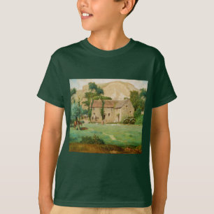 Camiseta Molino de agua al pie de una montaña