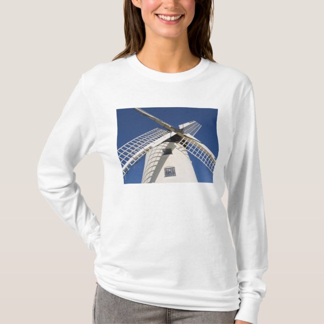 Camiseta Molino de Llynnon, Llandeusant, Anglesey, Gales (R (Anverso)