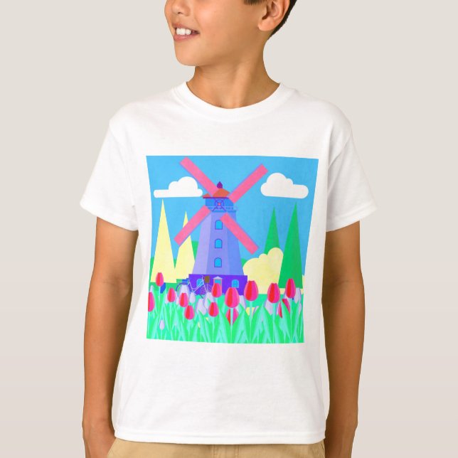 Camiseta Molino de viento (Anverso)