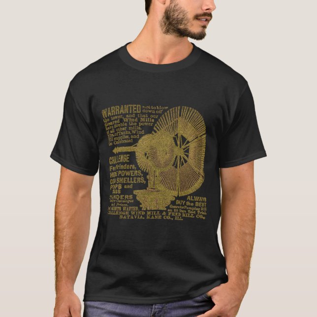 Camiseta Molino de viento 1889 del desafiador de Batavia (Anverso)
