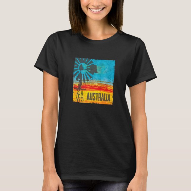 Camiseta molino de viento australia (Anverso)