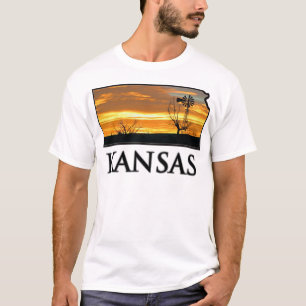 Camiseta Molino de viento de la granja de Kansas