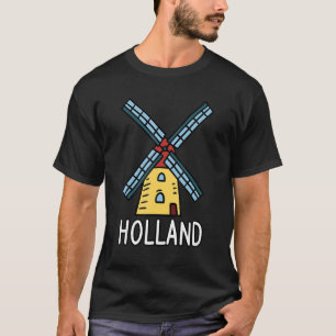 Camiseta Molino de viento Holanda Países Bajos 3