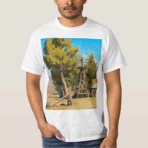 Camiseta Molino de viento Ranch, Carson, Nevada, por Maynar