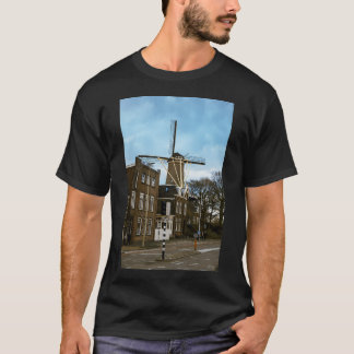 Camiseta Molino Eólico En Gouda, Países Bajos.