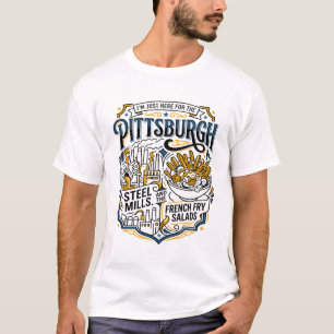 Camiseta Molinos de Acero de Pittsburgh y Ensaladas de Pata