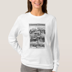 Camiseta Molinos de la compañía del lino de Willimantic