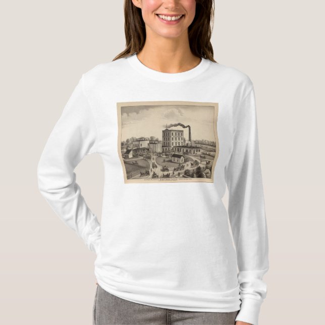 Camiseta Molinos de rodillo de Winfield, madera de (Anverso)