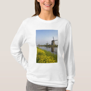 Camiseta Molinos de viento a lo largo del canal en Kinderdi