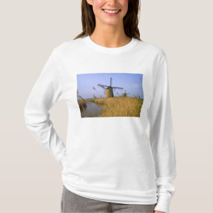 Camiseta Molinos de viento a lo largo del canal en Kinderdi