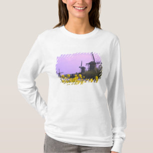 Camiseta Molinos de viento a lo largo del canal en Kinderdi