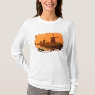 Camiseta Molinos de viento al atardecer, Leidschendam, País