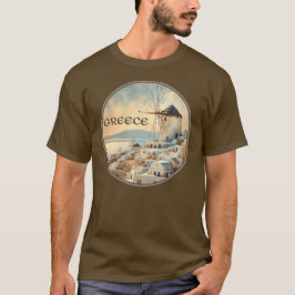 Camiseta Molinos de viento de Mykonos