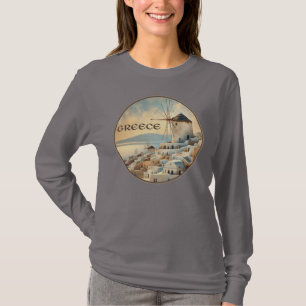 Camiseta Molinos de viento de Mykonos en Grecia