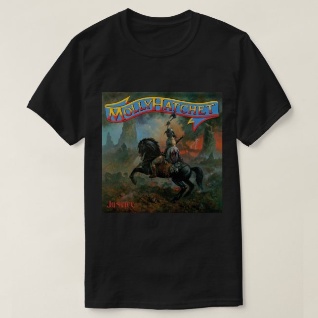 Camiseta Molly Hatchet Justice Classic T-Shirt (Diseño del anverso)