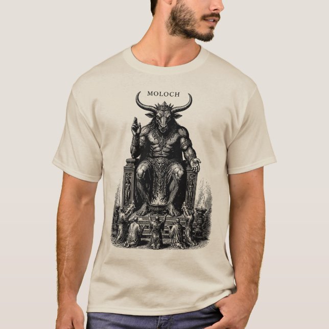 Camiseta Moloch El Toro Goético Asciende (Anverso)