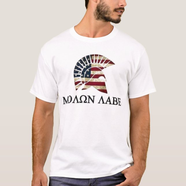 CAMISETA MOLON LABE (Anverso)